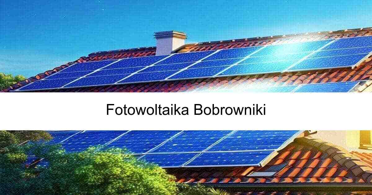 Fotowoltaika Bobrowniki od freefoto Niezawodne panele fotowoltaiczne oraz montaż