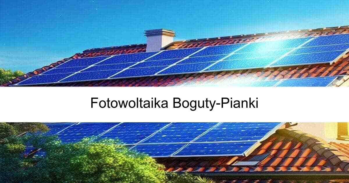 Fotowoltaika Boguty-Pianki od freefoto Niezawodne panele fotowoltaiczne oraz montaż