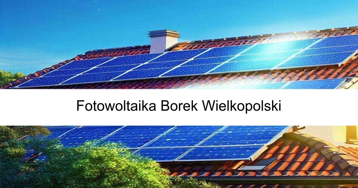 Fotowoltaika Borek Wielkopolski od freefoto Niezawodne panele fotowoltaiczne oraz montaż