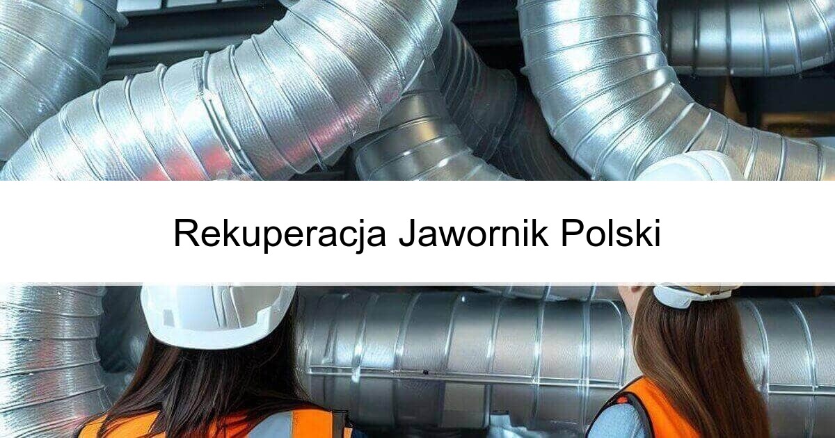 Rekuperacja Jawornik Polski od freefoto. Co to, jak działa i ile kosztuje Rekuperacja